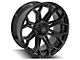 4Play 4P83 Brushed Black 6-Lug Wheel; 24x10; 18mm Offset (99-06 Sierra 1500)