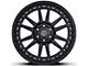 4Play 4PS12 Satin Black 6-Lug Wheel; 22x9; 0mm Offset (99-06 Silverado 1500)