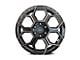4Play Sport2.0 4PS26 Brushed Dark Charcoal 6-Lug Wheel; 18x9; 18mm Offset (99-06 Silverado 1500)