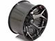 4Play 4P50 Brushed Black 6-Lug Wheel; 20x10; -18mm Offset (23-24 Colorado)