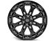 4Play 4P83 Brushed Black 6-Lug Wheel; 24x10; 18mm Offset (23-24 Colorado)