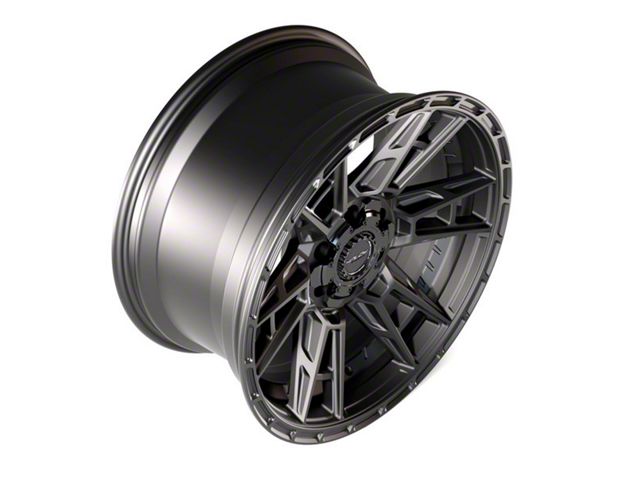 4Play Sport2.0 4PS20 Matte Black 5-Lug Wheel; 17x9; -6mm Offset (05-11 Dakota)