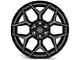 4Play 4P06 Brushed Black 6-Lug Wheel; 22x9; 12mm Offset (21-24 F-150)