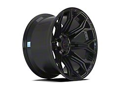 4Play 4P83 Gloss Black 6-Lug Wheel; 22x10; -18mm Offset (21-25 F-150)