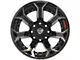 4Play 4P70 Gloss Black with Brushed Face 8-Lug Wheel; 22x10; -24mm Offset (17-22 F-250 Super Duty)