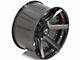 4Play 4P60 Gloss Black with Brushed Face 8-Lug Wheel; 22x10; -24mm Offset (17-22 F-350 Super Duty SRW)