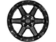 4Play 4P63 Brushed Black 6-Lug Wheel; 20x10; -18mm Offset (19-24 RAM 1500)