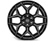 4Play 4P83 Brushed Black 6-Lug Wheel; 22x9; 12mm Offset (19-24 RAM 1500)