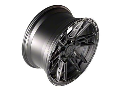 4Play Sport2.0 4PS20 Matte Black 5-Lug Wheel; 17x9; -6mm Offset (02-08 RAM 1500, Excluding Mega Cab)