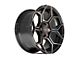 4Play Sport2.0 4PS26 Brushed Dark Charcoal 6-Lug Wheel; 22x10; 24mm Offset (19-24 RAM 1500)