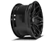 4Play 4P06 Gloss Black with Brushed Face 6-Lug Wheel; 20x10; -18mm Offset (19-24 Sierra 1500)