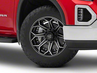 4Play 4P80R Brushed Black 6-Lug Wheel; 20x9; 0mm Offset (19-25 Sierra 1500)