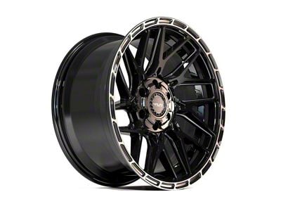 4Play Sport2.0 4PS28 Matte Black 6-Lug Wheel; 17x9; 18mm Offset (14-18 Sierra 1500)