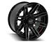 4Play 4P08 Gloss Black with Brushed Face 8-Lug Wheel; 20x10; -24mm Offset (07-10 Sierra 3500 HD SRW)