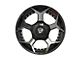 4Play 4P50 Brushed Black 6-Lug Wheel; 20x10; -18mm Offset (19-24 Silverado 1500)
