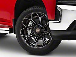 4Play 4P83 Brushed Black 6-Lug Wheel; 22x9; 12mm Offset (19-26 Silverado 1500)