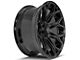 4Play 4P83 Brushed Black 6-Lug Wheel; 24x10; 18mm Offset (19-24 Silverado 1500)
