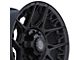 4Play 4PS50 Satin Black 6-Lug Wheel; 17x9; 0mm Offset (19-24 Silverado 1500)