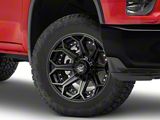 4Play 4P80R Brushed Black 8-Lug Wheel; 20x9; 0mm Offset (20-26 Silverado 2500 HD)