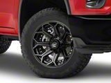 4Play 4P80R Brushed Black 8-Lug Wheel; 20x9; 0mm Offset (20-26 Silverado 3500 HD SRW)