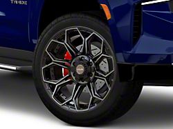 4Play 4P83 Brushed Black 6-Lug Wheel; 22x9; 12mm Offset (21-26 Tahoe)