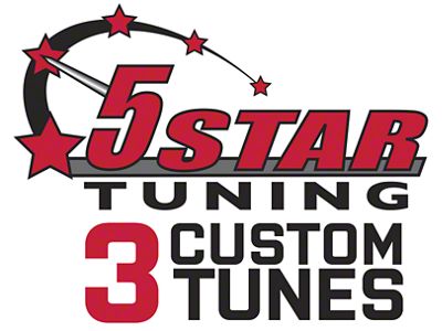 5 Star 3 Custom Tunes; Tuner Sold Separately (15-17 5.0L F-150)