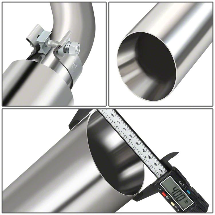 Stainless Steel 2.5 Dual Exhaust Muffler System 11-14 Ford F150 3.5L EcoBoost