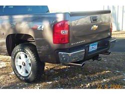 2.50-Inch Stainless Dual Exhaust System with HVS Welded Muffer; Rear Exit (09-18 5.3L Sierra 1500)