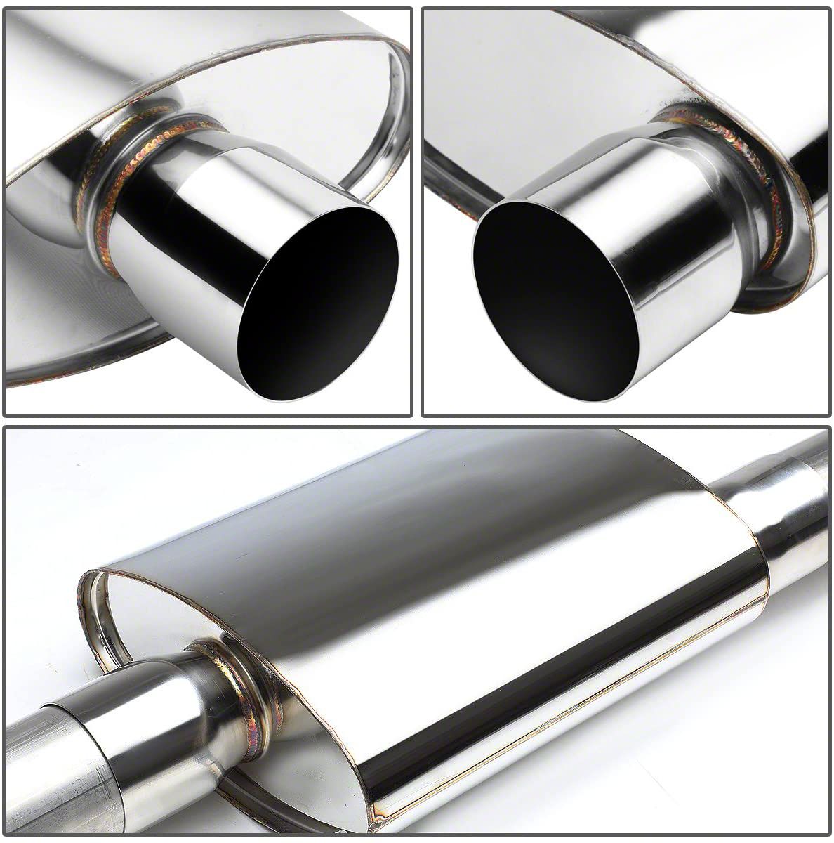 Sierra 1500 Single Exhaust System; Side Exit (99-06 5.3L