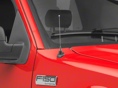 RedRock Fixed Chrome Antenna; 8-Inch (97-08 F-150)