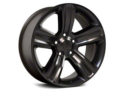 OE 5-Spoke Style Satin Black 5-Lug Wheel; 20x9; 19mm Offset (94-01 RAM 1500)