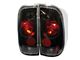 Euro Style Tail Lights; Black Housing; Clear Lens (97-03 F-150 Styleside Regular Cab, SuperCab)