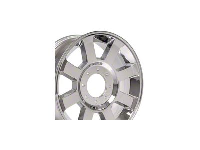 OE 8-Spoke Style Polished 8-Lug Wheel; 20x8; 40mm Offset (99-07 F-350 Super Duty SRW)