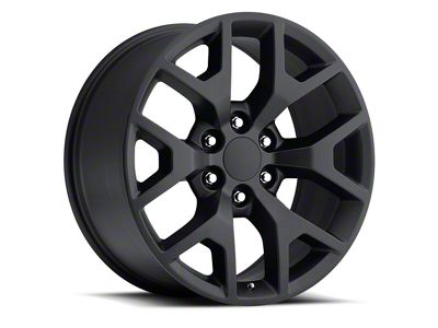 2014 Sierra Replica Satin Black 6-Lug Wheel; 20x9; 27mm Offset (99-06 Sierra 1500)