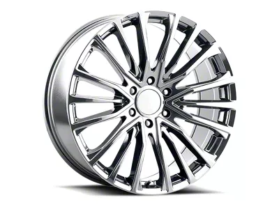 2024 Escalade V-Series Style Chrome 6-Lug Wheel; 22x9; 28mm Offset (99-06 Sierra 1500)