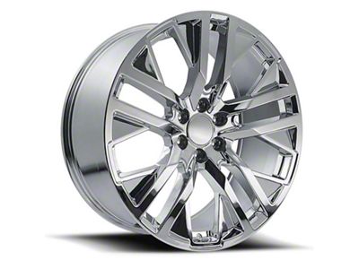 CarbonPro Replica Chrome 6-Lug Wheel; 20x9; 28mm Offset (99-06 Sierra 1500)