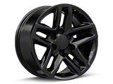 CV34B Black 6-Lug Wheel; 20x9; 26mm Offset (99-06 Sierra 1500)