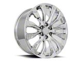 Denali 12-Spoke Replica Chrome 6-Lug Wheel; 22x9; 28mm Offset (99-06 Sierra 1500)