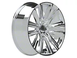 CA91 Chrome 6-Lug Wheel; 24x10; 28mm Offset (99-06 Silverado 1500)