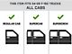 Iron Cross Automotive HD Side Step Bars; Gloss Black (04-08 F-150)