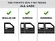 Iron Cross Automotive HD Side Step Bars; Gloss Black (09-14 F-150)