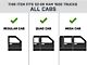 N-Fab Cab Length Nerf Side Step Bars; Gloss Black (02-08 RAM 1500)