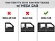 RBP RX-3 Cab Length Side Step Bars; Black (06-08 RAM 1500 Mega Cab)