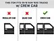 5-Inch iStep Wheel-to-Wheel Running Boards; Black (09-18 RAM 1500 Crew Cab)