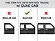 N-Fab Cab Length RS Nerf Side Step Bars; Textured Black (09-18 RAM 1500 Quad Cab)