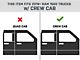 Go Rhino RB20 Running Boards; Protective Bedliner Coating (19-24 RAM 1500 Crew Cab)