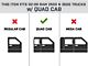 RBP RX-3 Cab Length Side Step Bars; Black (03-09 RAM 2500 Quad Cab)