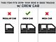 6-Inch iStep Wheel-to-Wheel Running Boards; Black (10-24 RAM 2500 Mega Cab)