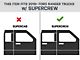 Go Rhino RB10 Slim Running Boards; Protective Bedliner Coating (19-24 Ranger SuperCrew)