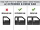 6-Inch Oval Side Step Bars without Mounting Brackets; Black (07-19 Sierra 2500 HD Extended/Double Cab; 07-24 Sierra 2500 HD Crew Cab)